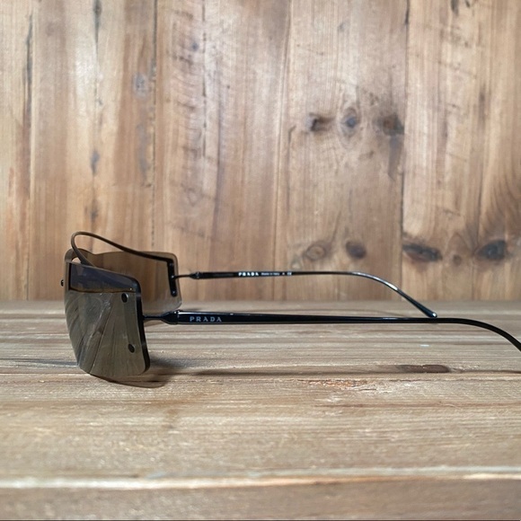 Prada Rectangle Sunglasses Black main image 5